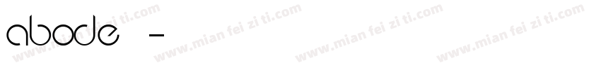 abode 仿宋字体转换